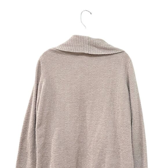 Barefoot Dreams CozyChic Lite Circle Lounge Cardigan Taupe Size Medium - Picture 7 of 11
